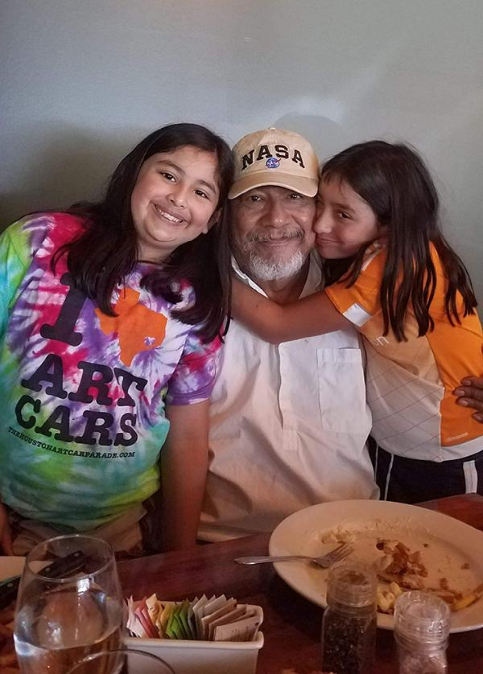 Sandoval pictured with two of his five granddaughters. (Photo credit: Monica Sandoval) Sandoval pictured with two of his five granddaughters. (Photo credit: Monica Sandoval)